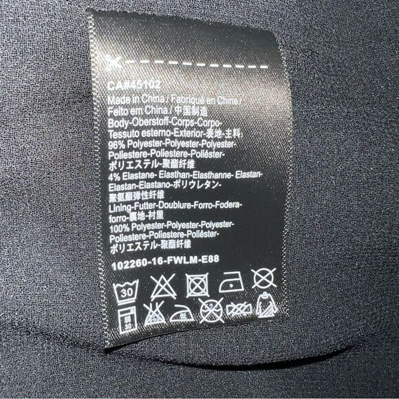 Scotch & Soda | Black V Neck Silk Soirée Dress size 2 =medium - Picture 5 of 7